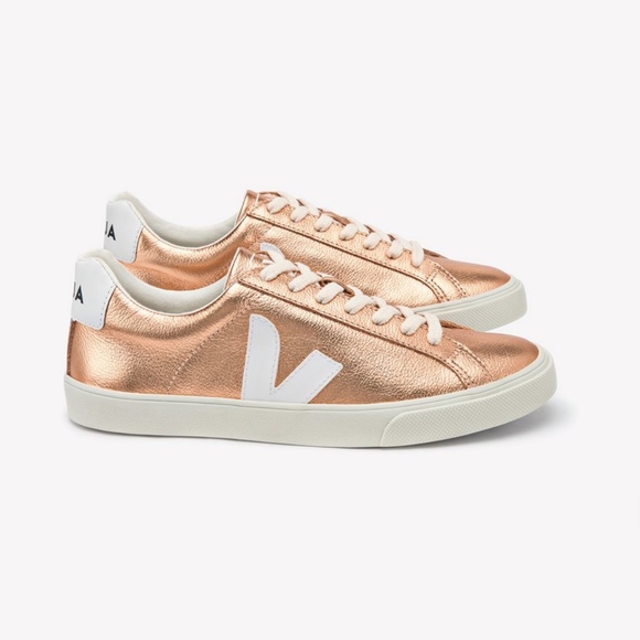 veja rose gold sneaker